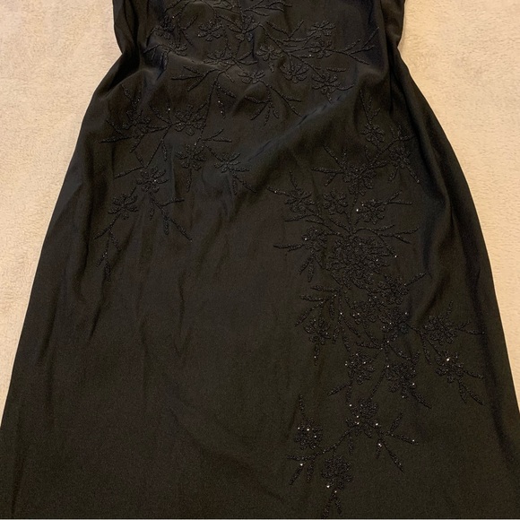 CDC Petites black sequin dress sz 4 and 8 - Picture 4 of 9